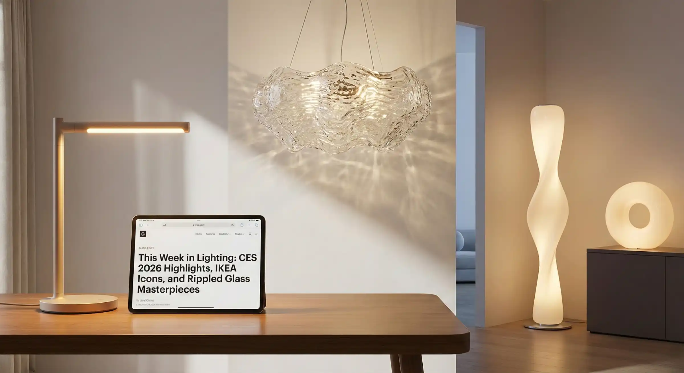 The intersection of smart technology and sculptural art defines the second week of January 2026.